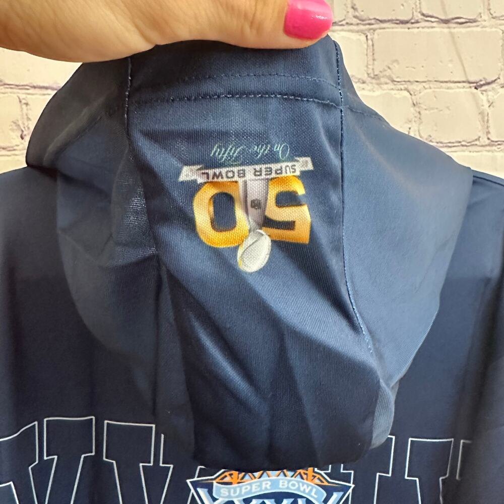 NFL New England Patriots Super Bowl XXXIX Champions Hoody Tee Size Large NEW - Picture 7 of 8